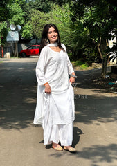 Noor Chikankari Kurti Set with Dupatta