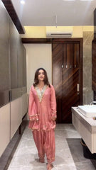 Peach Coss Moss Suit