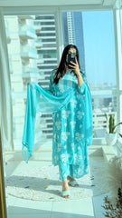 Rose Muslin Crepe sets