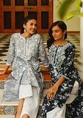 Zainab Chikankari Mulmul Straight Kurta