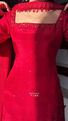 Red stunning Suit Set With Dupatta