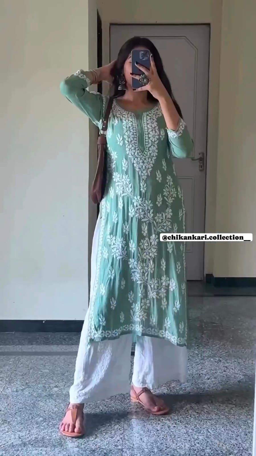 New Chikankari Exclusive Kurti_Pent Pair Design