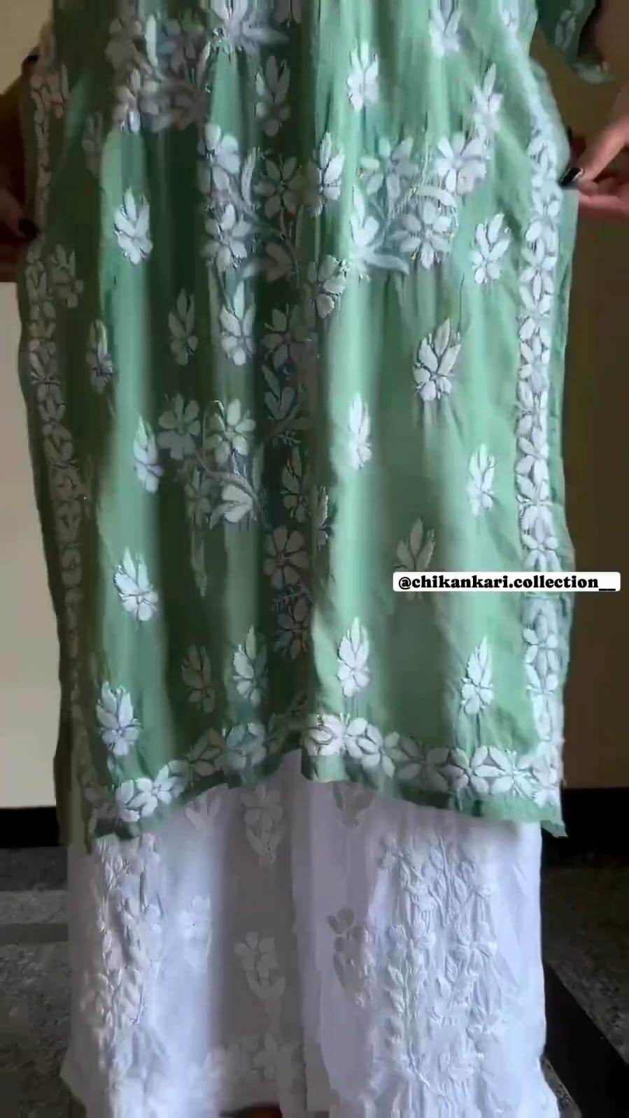 New Chikankari Exclusive Kurti_Pent Pair Design